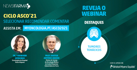 Prof. Doutor António Araújo e Dr.ª Fernanda Estevinho debatem as “ótimas novidades que a ASCO nos trouxe” em cancro do pulmão