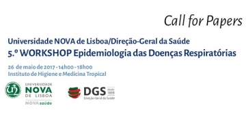 Call for Papers: 5.º Workshop UNL/DGS Epidemiologia das Doenças Respiratórias