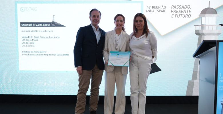 SPAIC reconhece excelência da Consulta Multidisciplinar de Asma da CUF Descobertas
