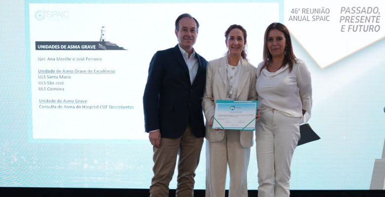 SPAIC reconhece excelência da Consulta Multidisciplinar de Asma da CUF Descobertas